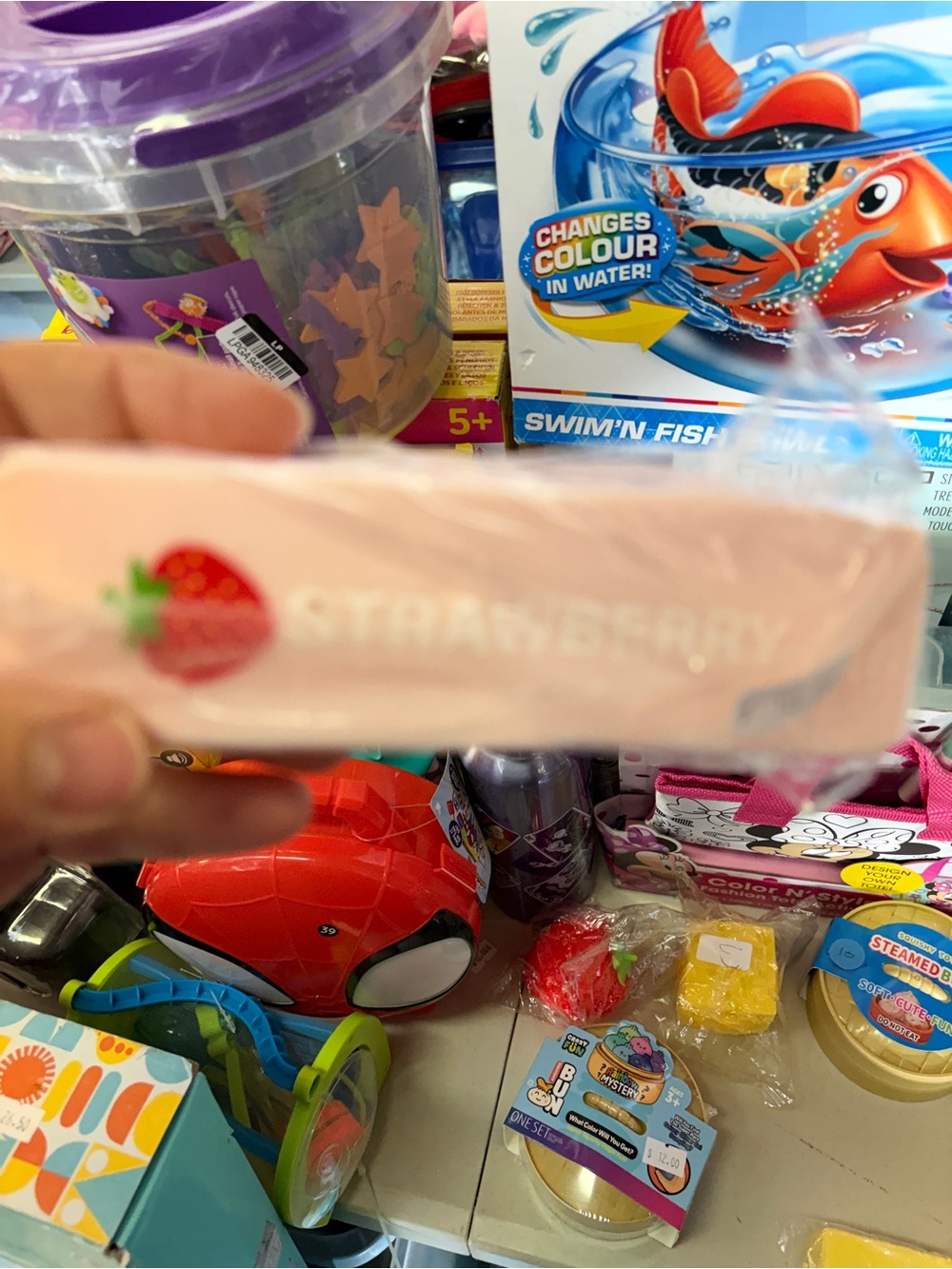 Nwt squishy Strawberry Scented Pink Kids Toy Accessory